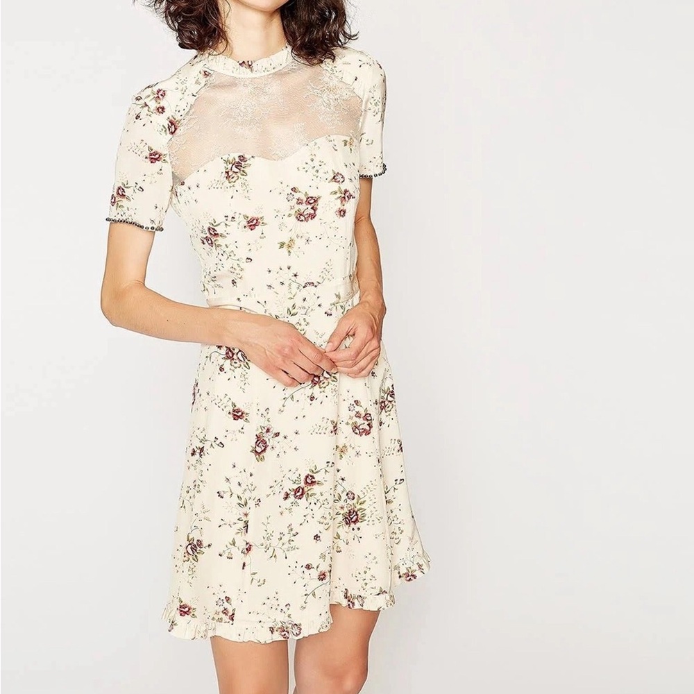 The Kooples Floral Print Dress Size S